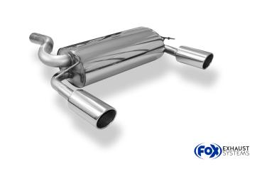 Endschalldämpfer Ausgang rechts/links - 1x100 Typ 16 rechts/links passend für: Ford Kuga I - (2008-2012) Diesel